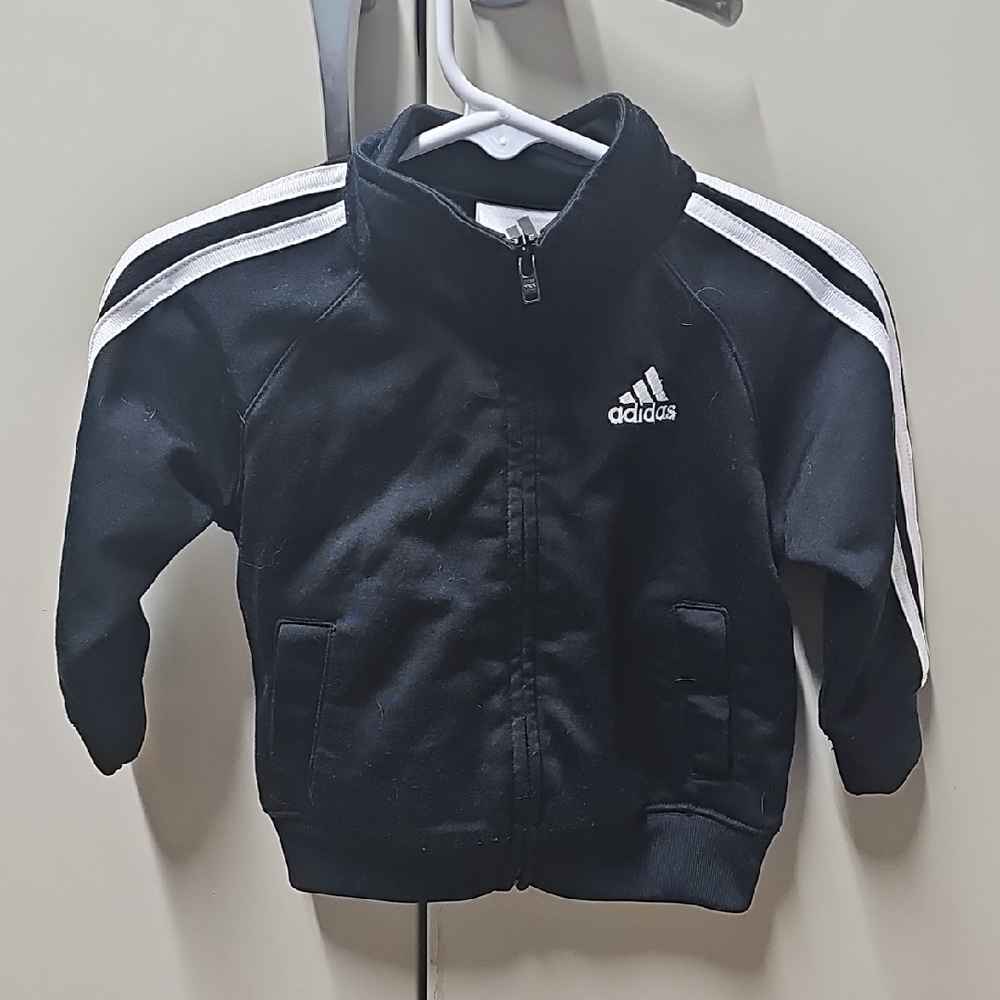 Adidas Kids Black Track Jacket (T1B2.5)